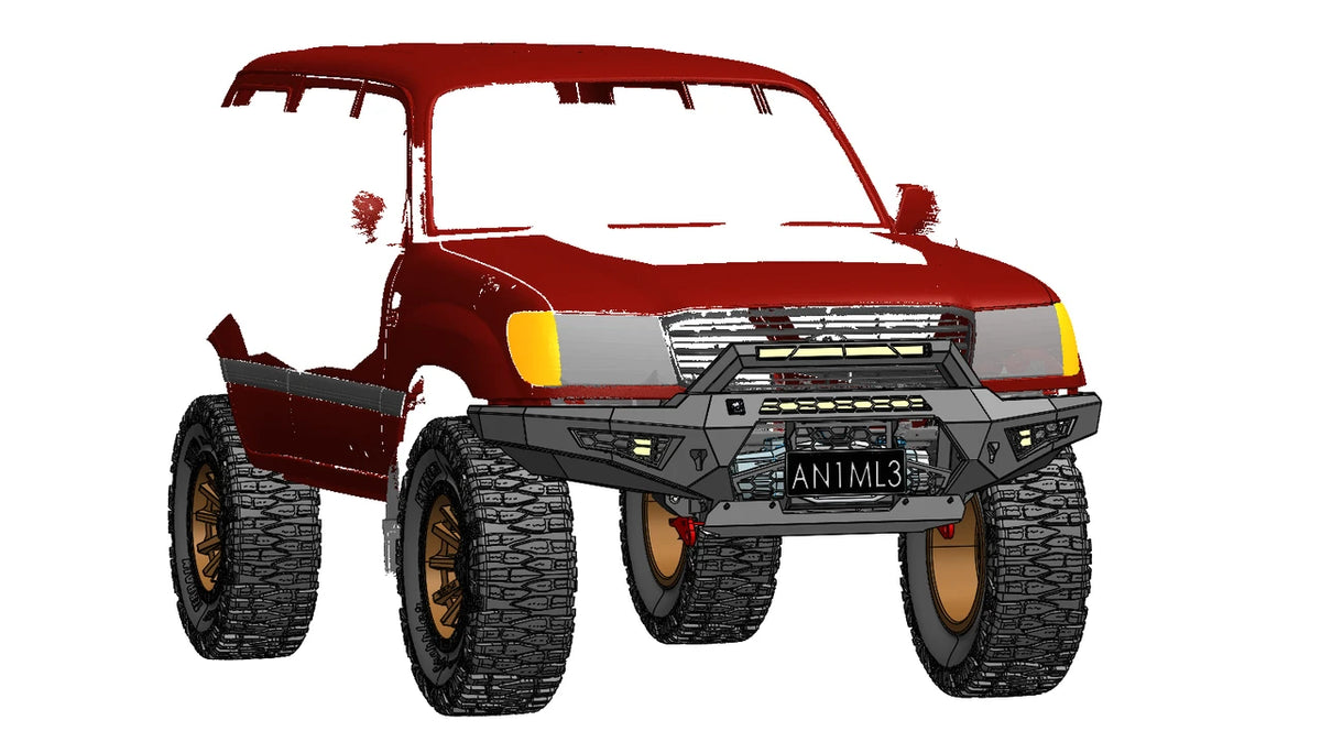 Predator bull bar to suit, Landcruiser 105 series 1998-2007