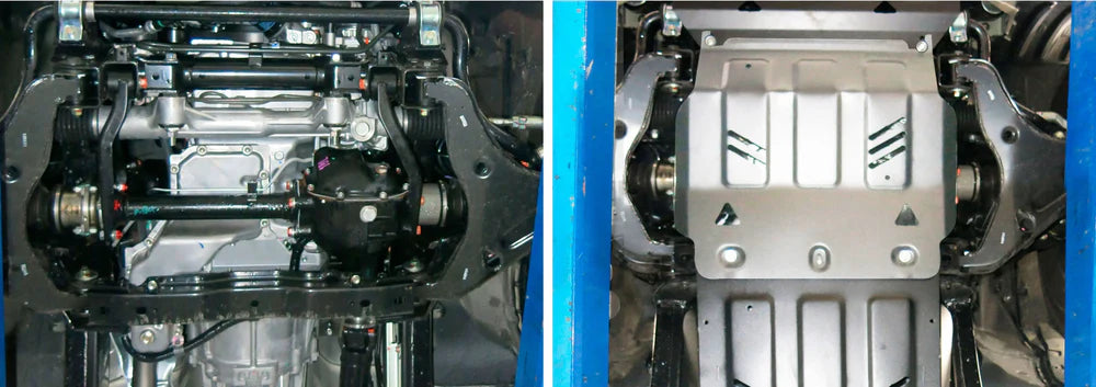 Aluminium Engine Bash Plate - Mitsubishi Triton L200 2015-2023 / Mitsubishi Pajero Sport 2015-On