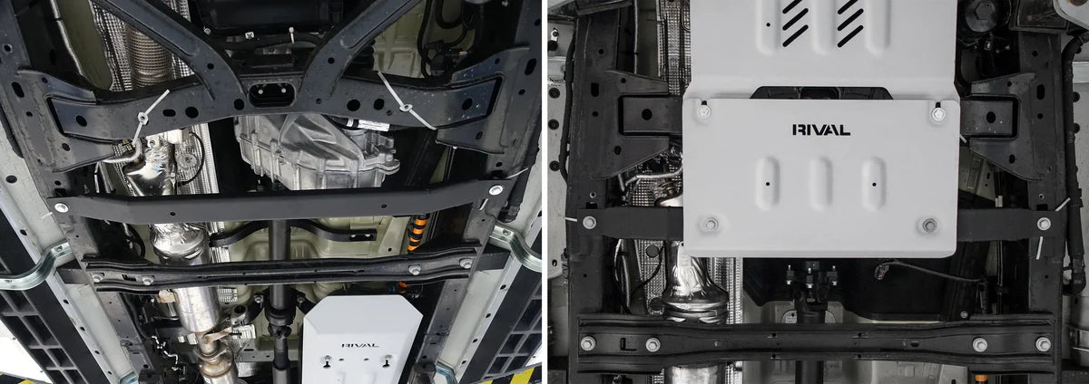 Aluminium Transfer Case Bash Plate Ford Ranger Next Gen / Everest Next Gen / Raptor Next Gen / Amarok (2023–Present)