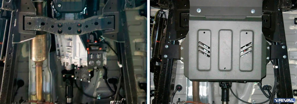 Aluminum Transfer Case Bash Plate - Mitsubishi Triton L200 2015-2023 / Mitsubishi Pajero Sport 2015-On