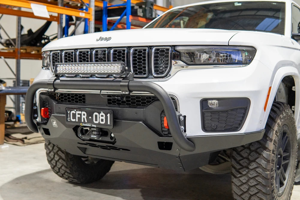 Pre Runner, Steel front bumper WL and L Grand Cherokee 2022 to current Overland Only