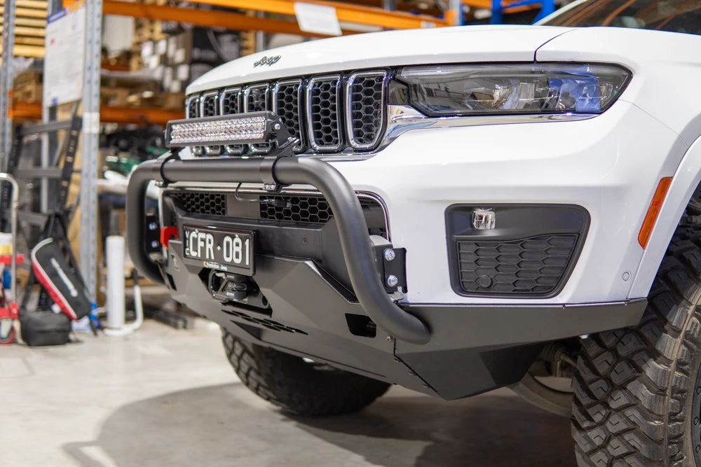 Pre Runner, Steel front bumper WL and L Grand Cherokee 2022 to current Overland Only