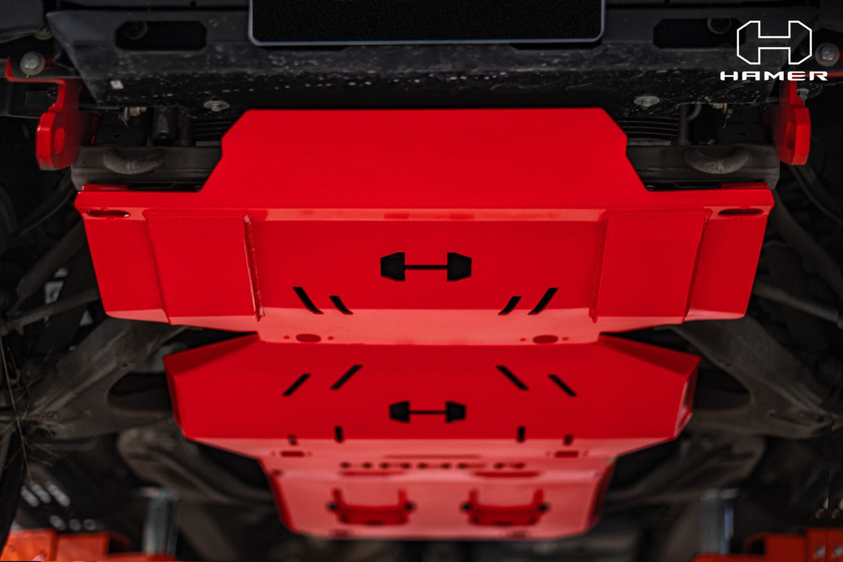 3 Piece under protection plate for LDV T60 (2017 – 2021)