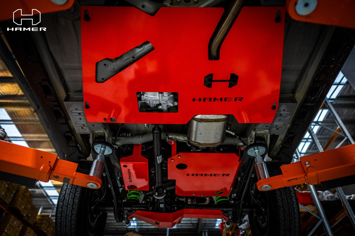 5 Piece under protection plate for Suzuki Jimny JB74W (2018 – Present)