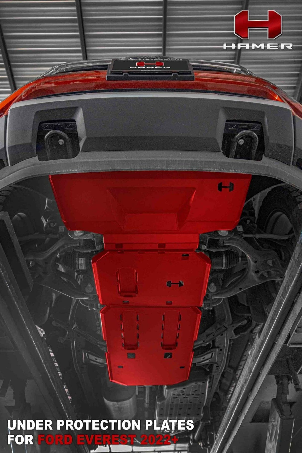 3 Piece under protection plate for Ford Everest ( 2022 – Present )