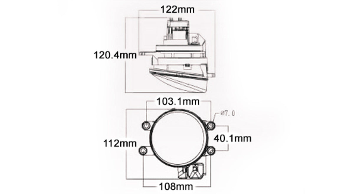 Universal Type B LED Fog Light Conversion Kit