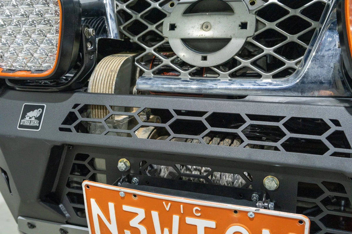 Cougar Bull bar suit Hi Mount winch, Nissan GU Patrol Y61, S4 2005-2016