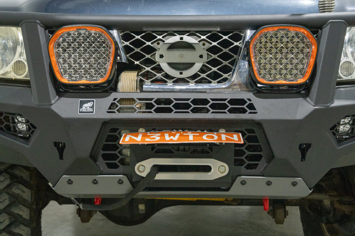 Cougar Bull bar suit Hi Mount winch, Nissan GU Patrol Y61, S4 2005-2016