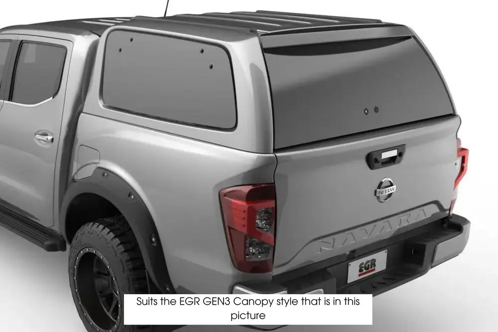GEN3 Replacement Rear Door Spoiler - Black