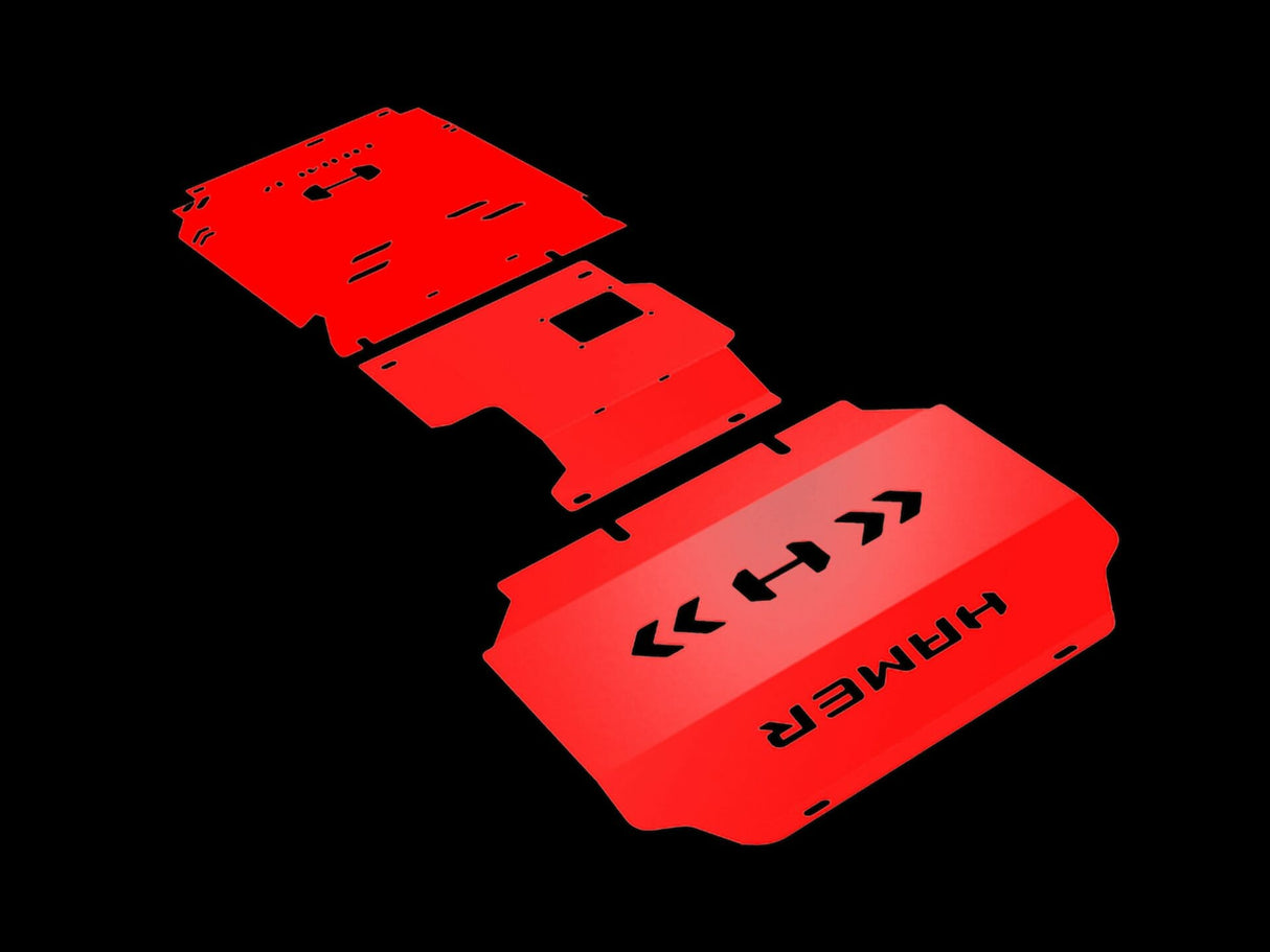 3 Piece under protection plate for Nissan Navara (2021 – Present)