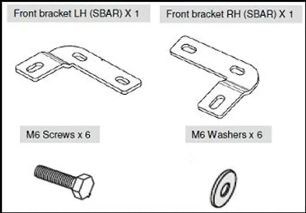 Replacement Front Bracket EGR Soft Tonneau Covers
