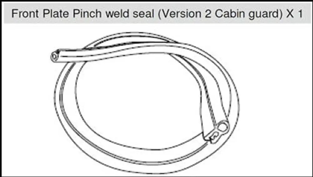 Replacement Cabin Guard Pinch Weld Seal for EGR Soft Tonneau Covers - 1 Pair