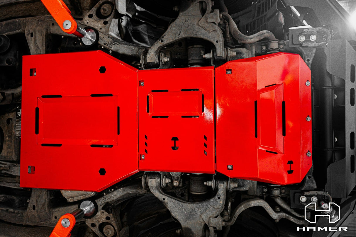 3 Piece under protection plate for Toyota Landcruiser 200 Series (2008 – 2015)