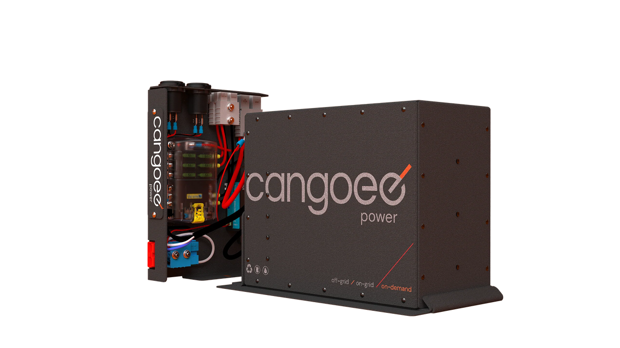 Ford PXIII Ranger Lithium Battery Kit – 110Ah Cangoee Power Node with Smart Shunt & Solar