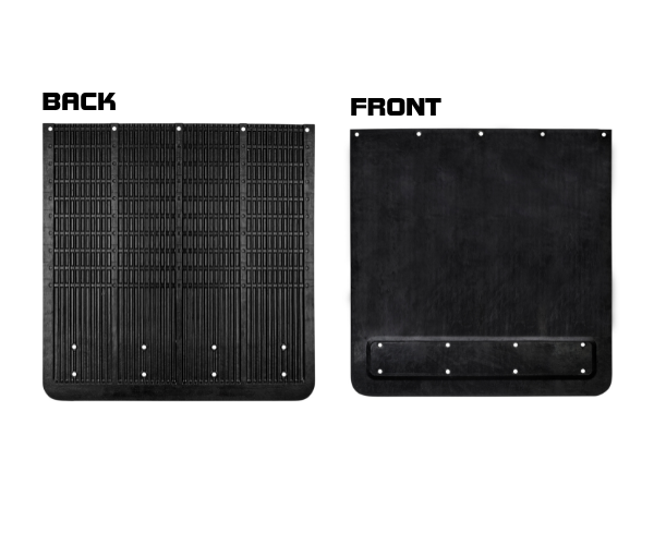 Black rubber flaps to suit trim plates (each)