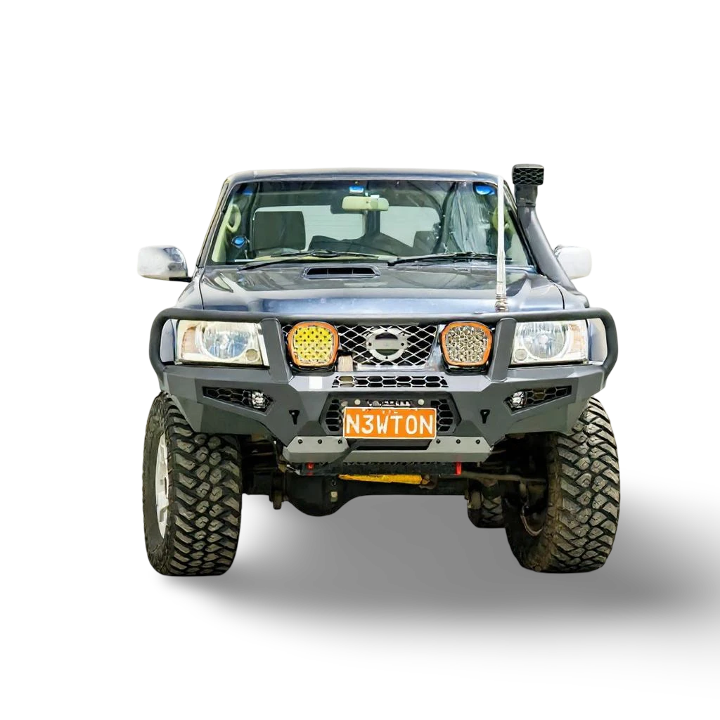 Cougar Bull bar suit Hi Mount winch, Nissan GU Patrol Y61, S4 2005-2016