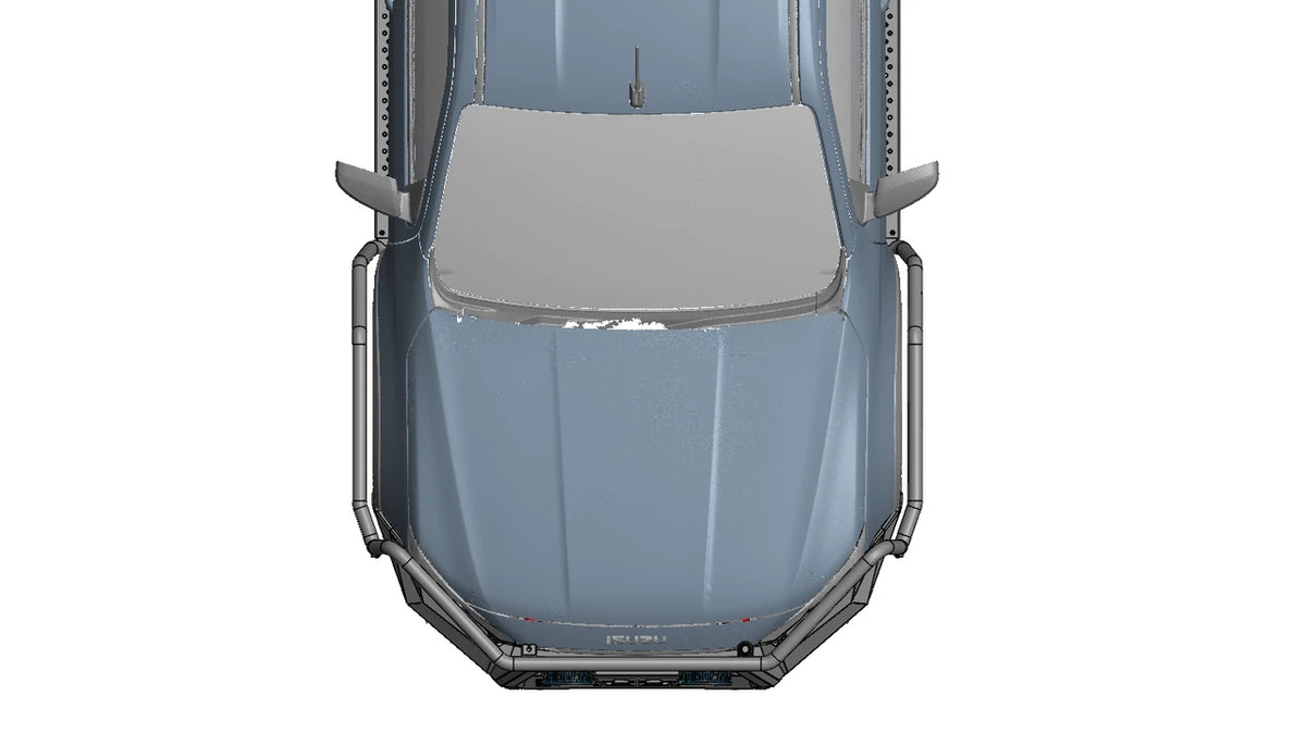 Brush Rails and rock sliders to suit Isuzu MU-X 2021 to current