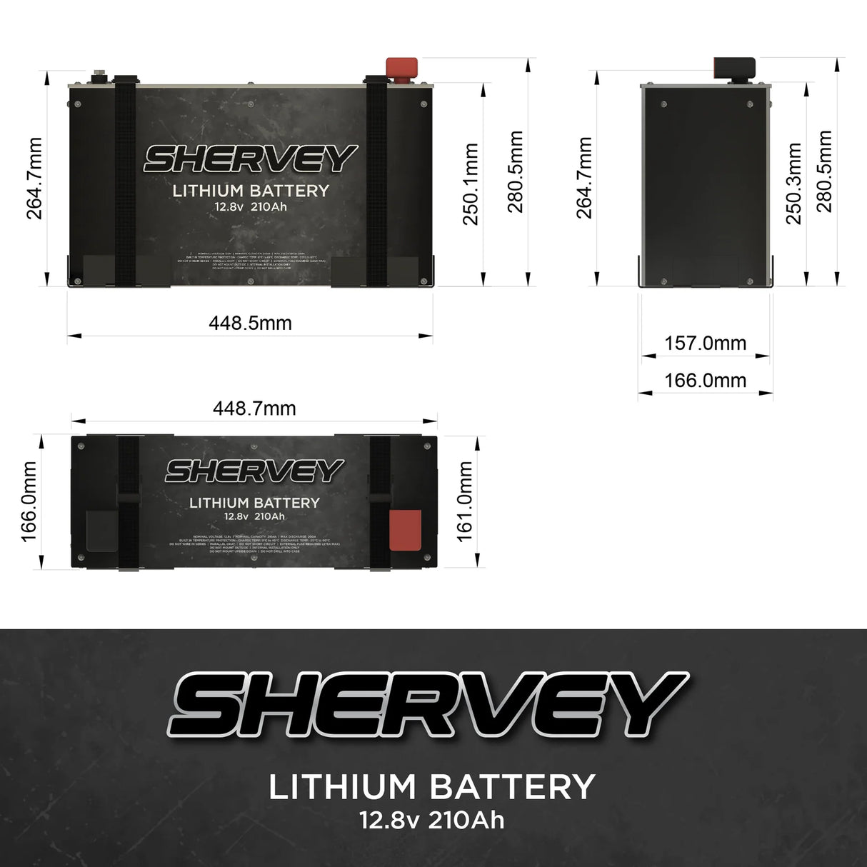 Shervey Lithium Battery 12v 210ah