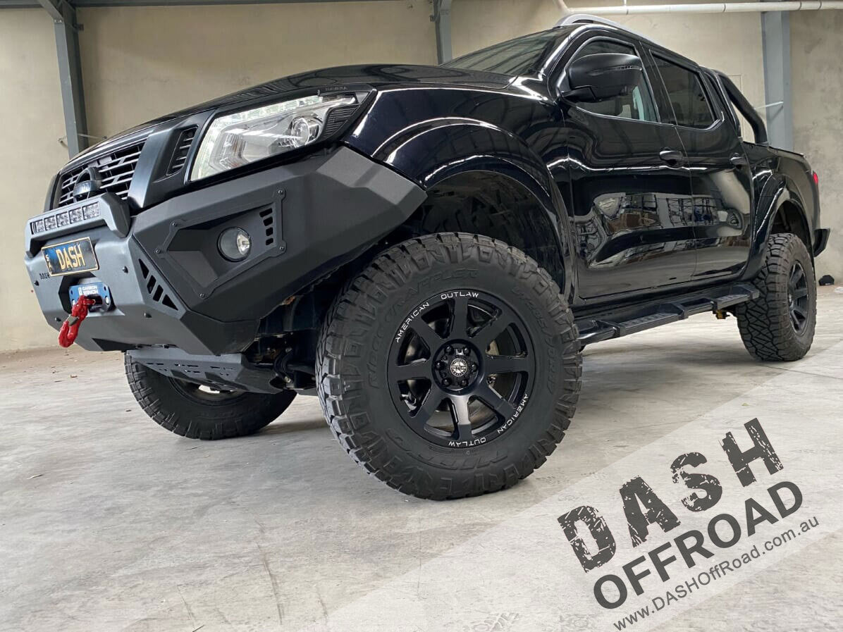 Navara NP300 S1-4 Stealth Front Bar - Satin black