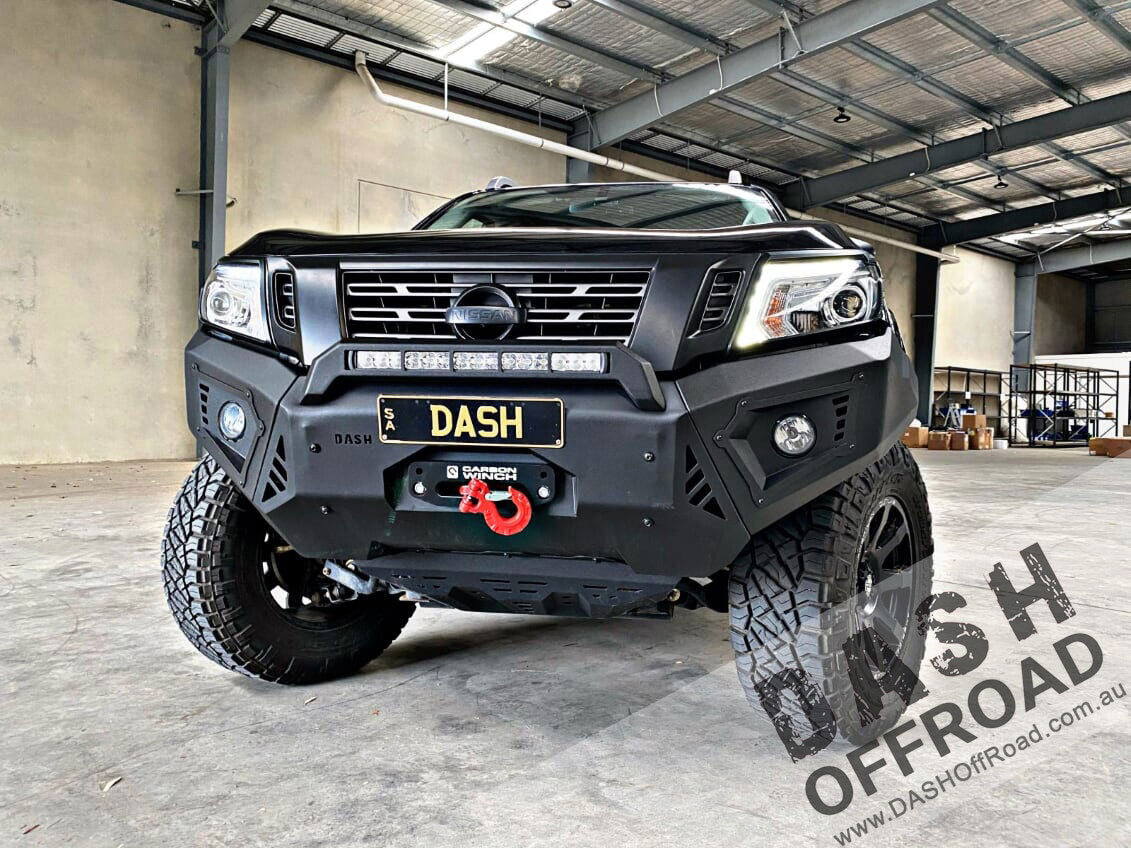 Navara NP300 S1-4 Stealth Front Bar - Satin black