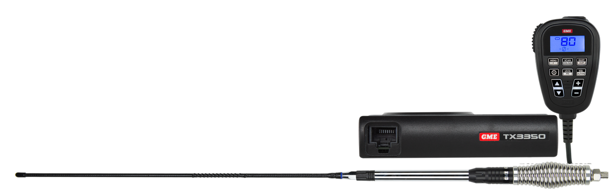 TX3350UVP 5 Watt Super Compact UHF CB Radio - Value Pack