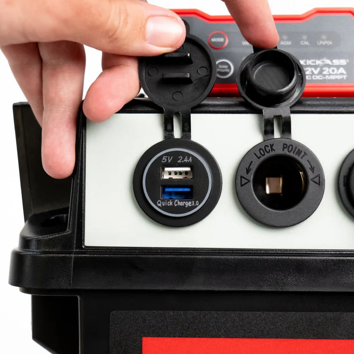 Battery Box With Integrated 20A DCDC Charger & Accessory Bundle