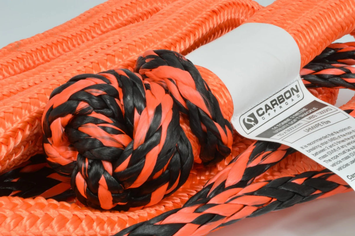 Carbon Offroad Super Long 3m 15T Universal Utility Soft Shackle