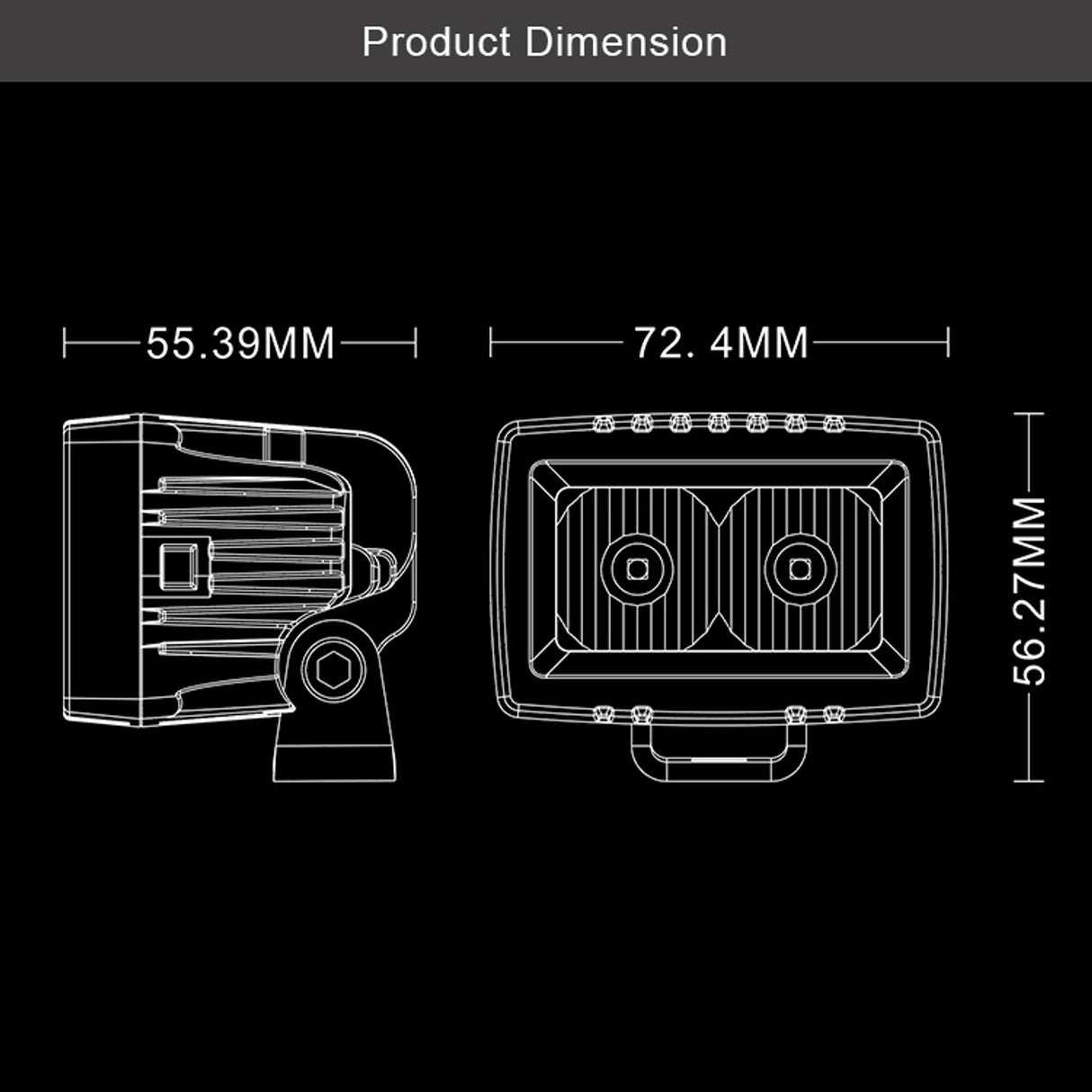 Offroad Animal 2" Working LED Light Pod