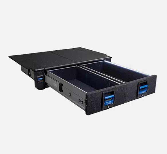 LandCruiser 300 Series Double Storage Drawer System – 4WD