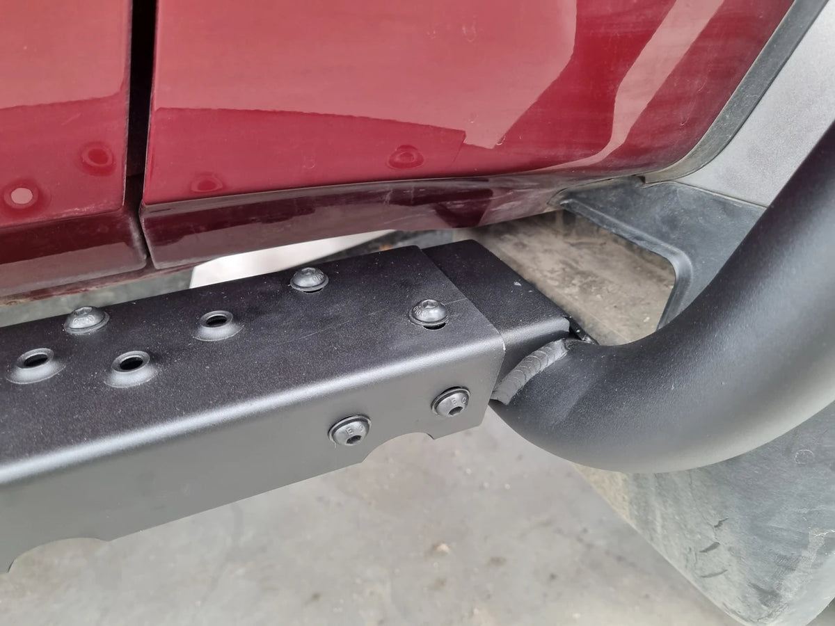 Rock Sliders with Scrub Rails, suitable for Single Cab Toyota Land Cruiser 79, 2017 to 2022