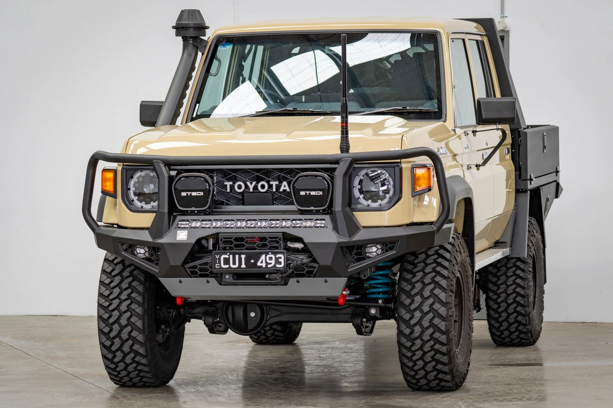 Toro Bull bar, Suitable for Toyota Land Cruiser (facelift) 76, 78, 79 Dual Cab, 2024 on