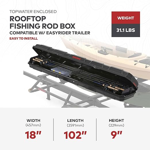 TopWater Rooftop Fishing Rod Box