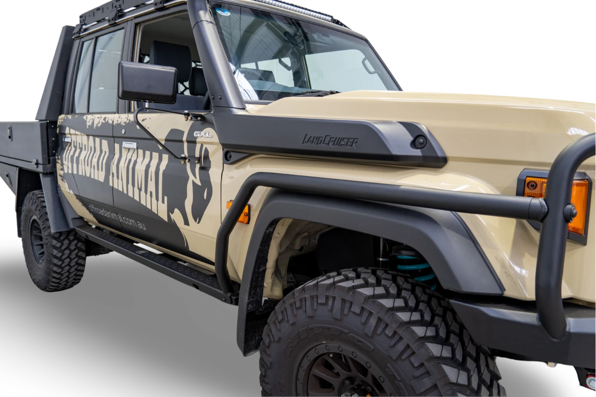 Scrub Rails, suitable for Facelift Toyota Land Cruiser 79 Dual Cab, 2024 to current (DOES NOT INLCLUDE ROCK SLIDERS)