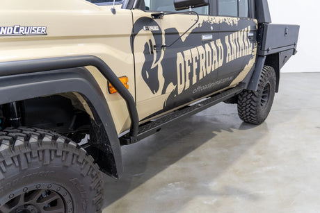Scrub Rails, suitable for Facelift Toyota Land Cruiser 79 Dual Cab, 2024 to current (DOES NOT INLCLUDE ROCK SLIDERS)