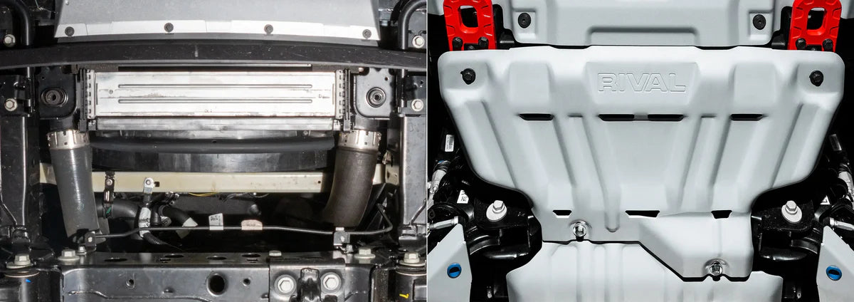 Ford Ranger / Everest / Amarok 2023+ – Aluminum Radiator Bash Plate