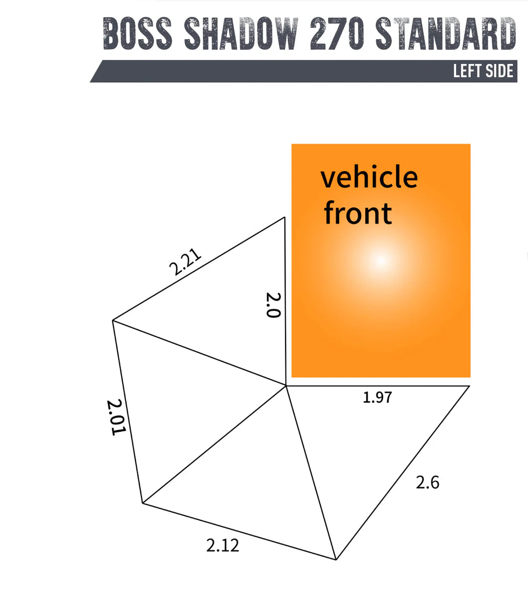 Boss Shadow 270STD Standard Awning