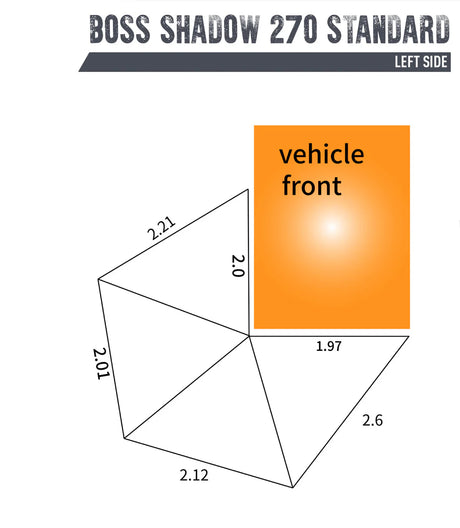 Boss Shadow 270STD Standard Awning