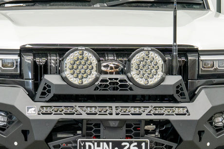 Rally Hoop to suit Predator bar, 250 series style with 9 inch Arse Kicker lights