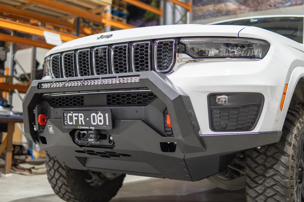 Pre Runner, Steel front bumper WL and L Grand Cherokee 2022 to current Overland Only
