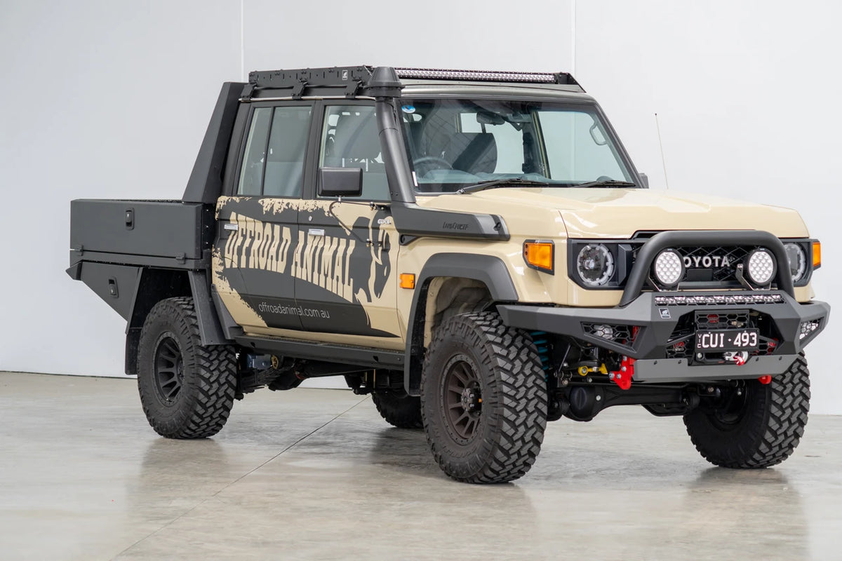 Rock Sliders Welded Assembly, suitable for Toyota Land Cruiser 79 Series, 2007 To current