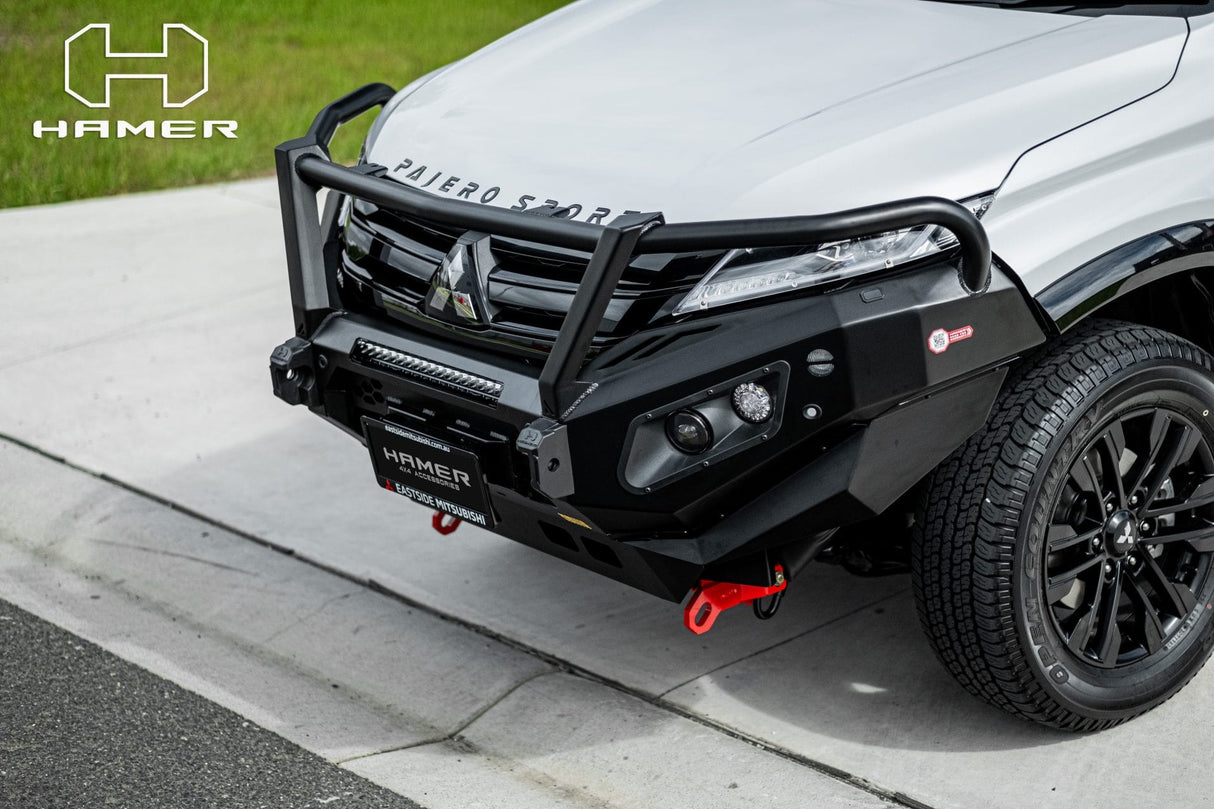 King series Plus bull bar for Mitsubishi Pajero Sport QF ( 2020 – Present )