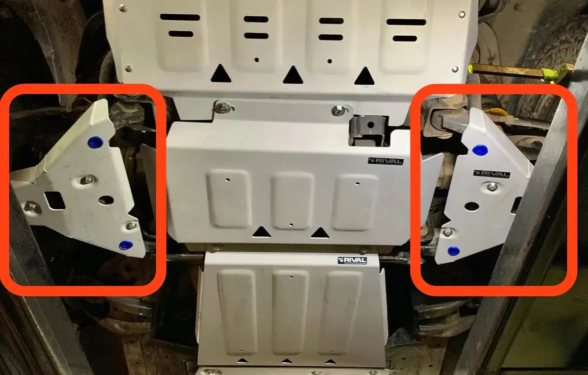 Set of 6 Aluminium Bash Plates Ford Ranger PX1/PX2/PX3 (2012–2022)