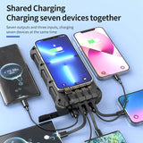 Portable Wireless Solar Power Bank 20,000mAh