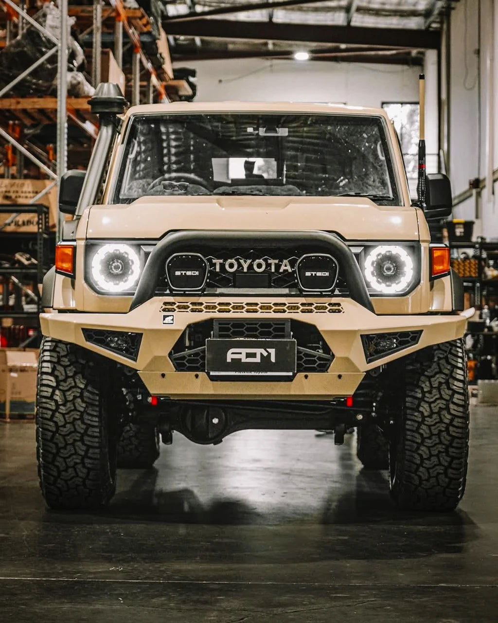 Predator Bull bar, Suitable for Toyota Land Cruiser (facelift) 76, 78, 79 Dual Cab, 2024 on