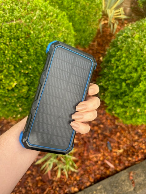 Portable Wireless Solar Power Bank 20,000mAh