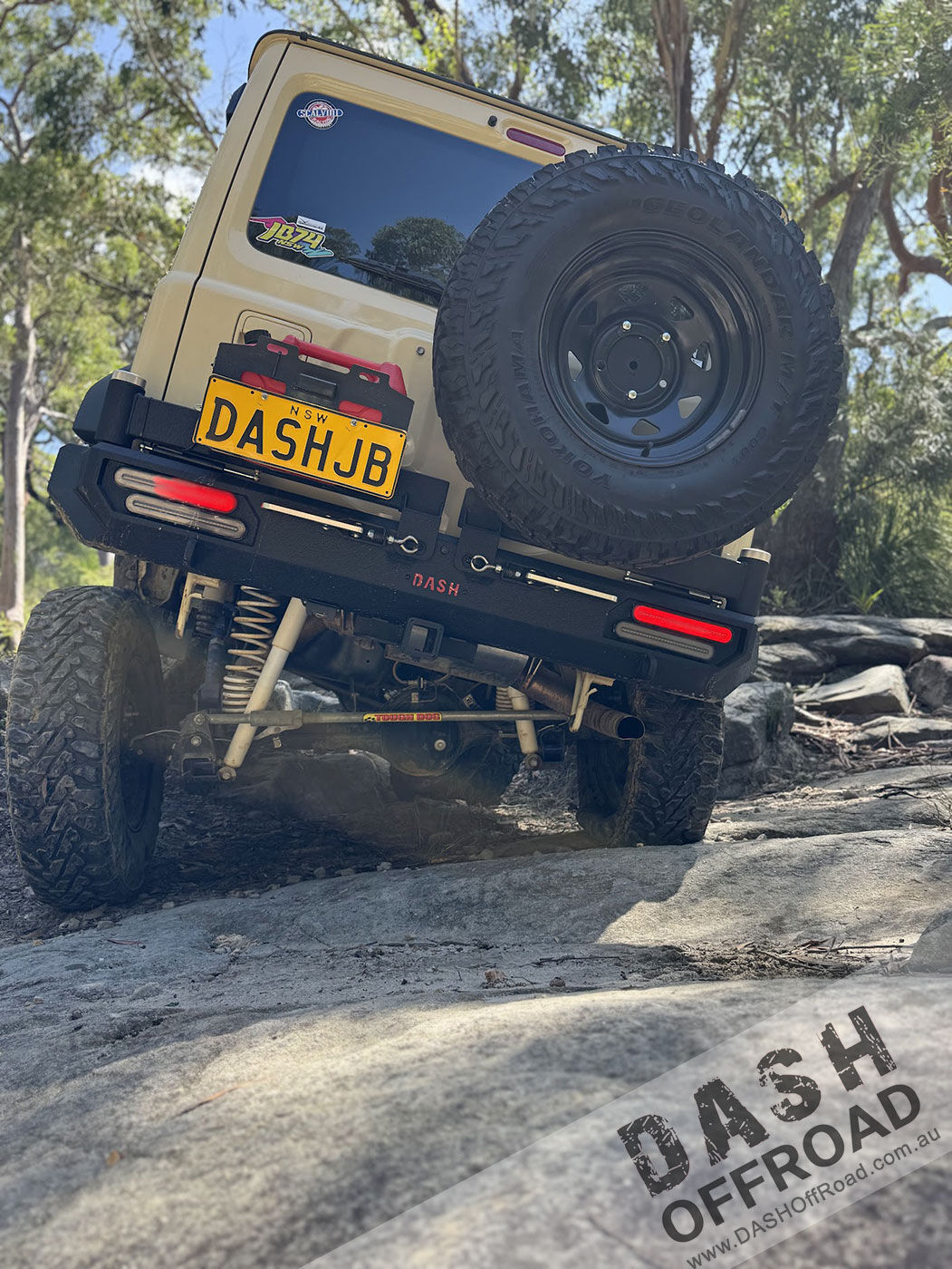 DASH Jimny Rear Bar with Tyre Carrier