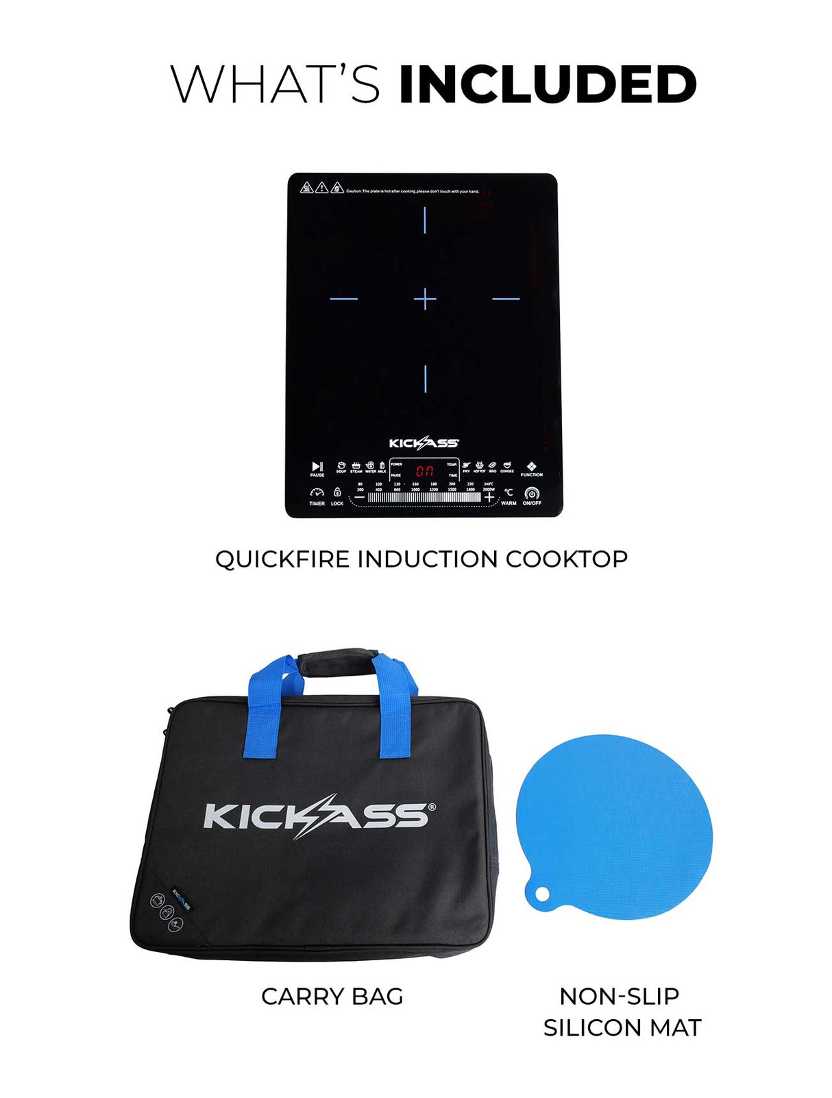 KickAss QuickFire Induction Cooktop