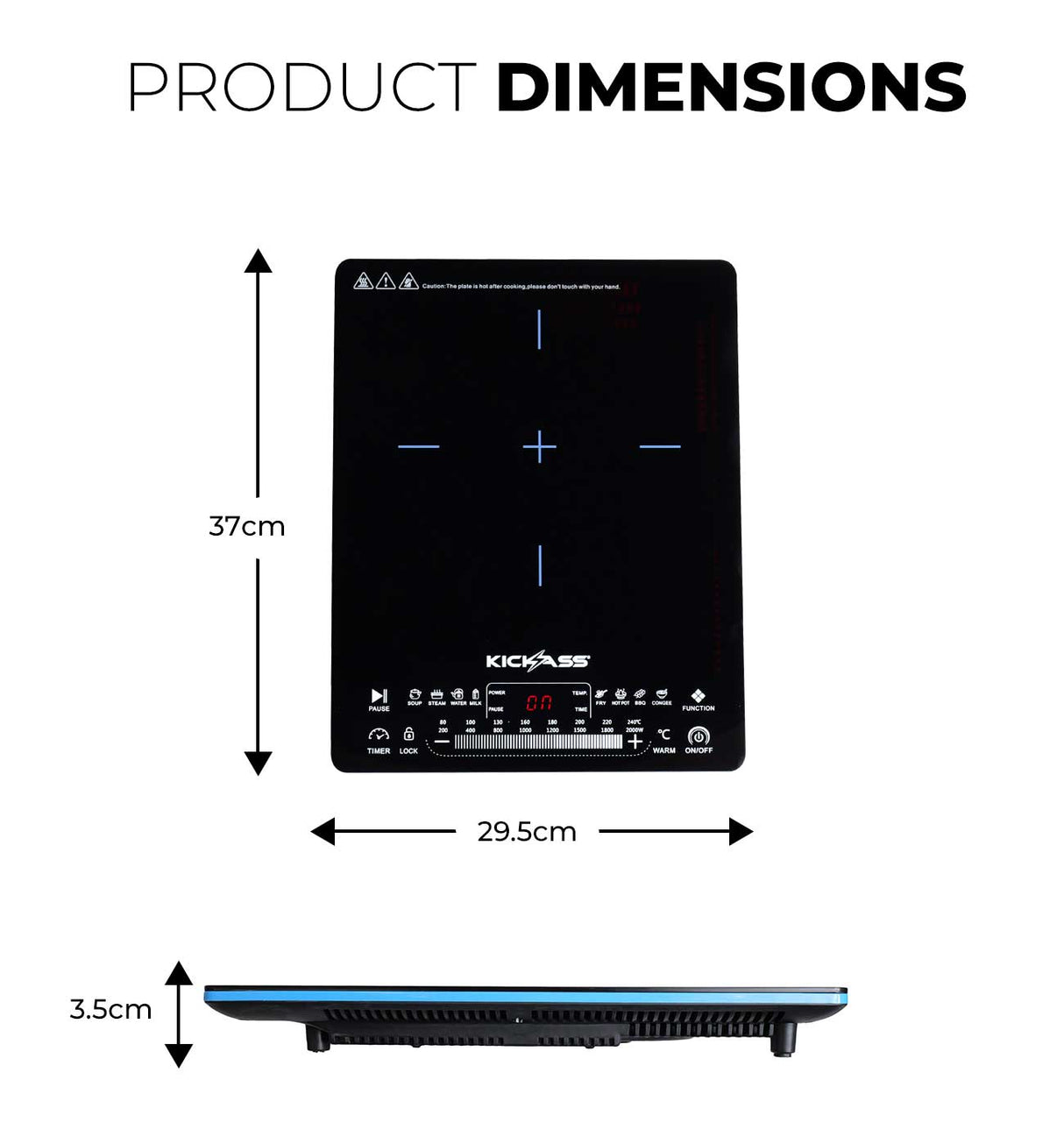 KickAss QuickFire Induction Cooktop