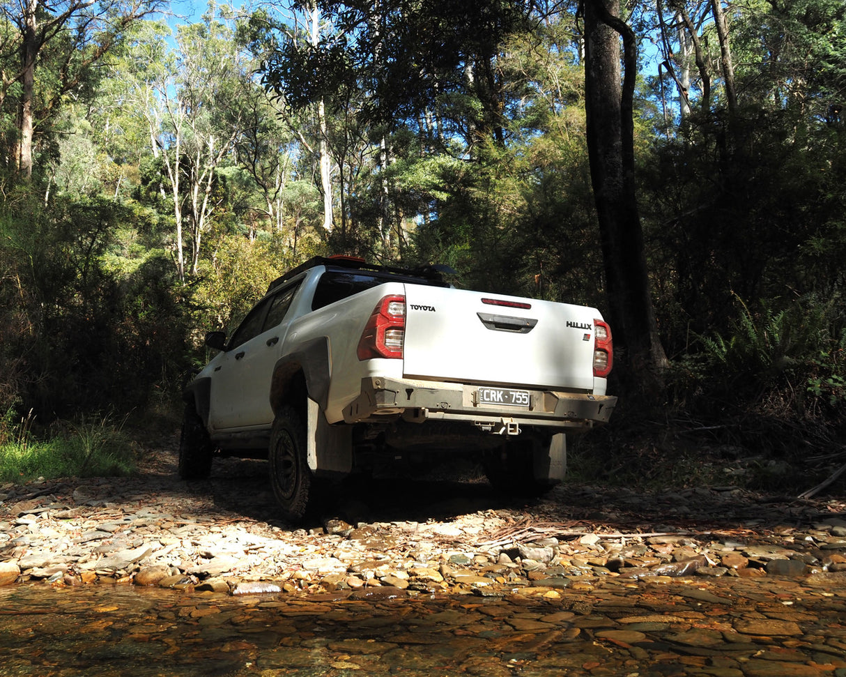 Rear Bumper and tow bar, to suit Toyota Hilux N80 2015-on