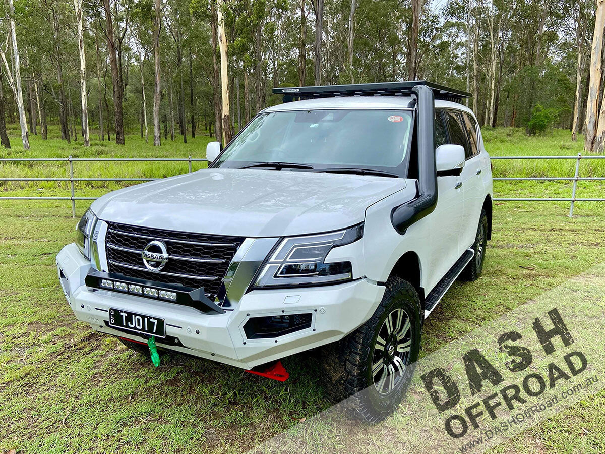 Y62 Patrol S5 Predator Evolution Front Bar – Ready to Paint